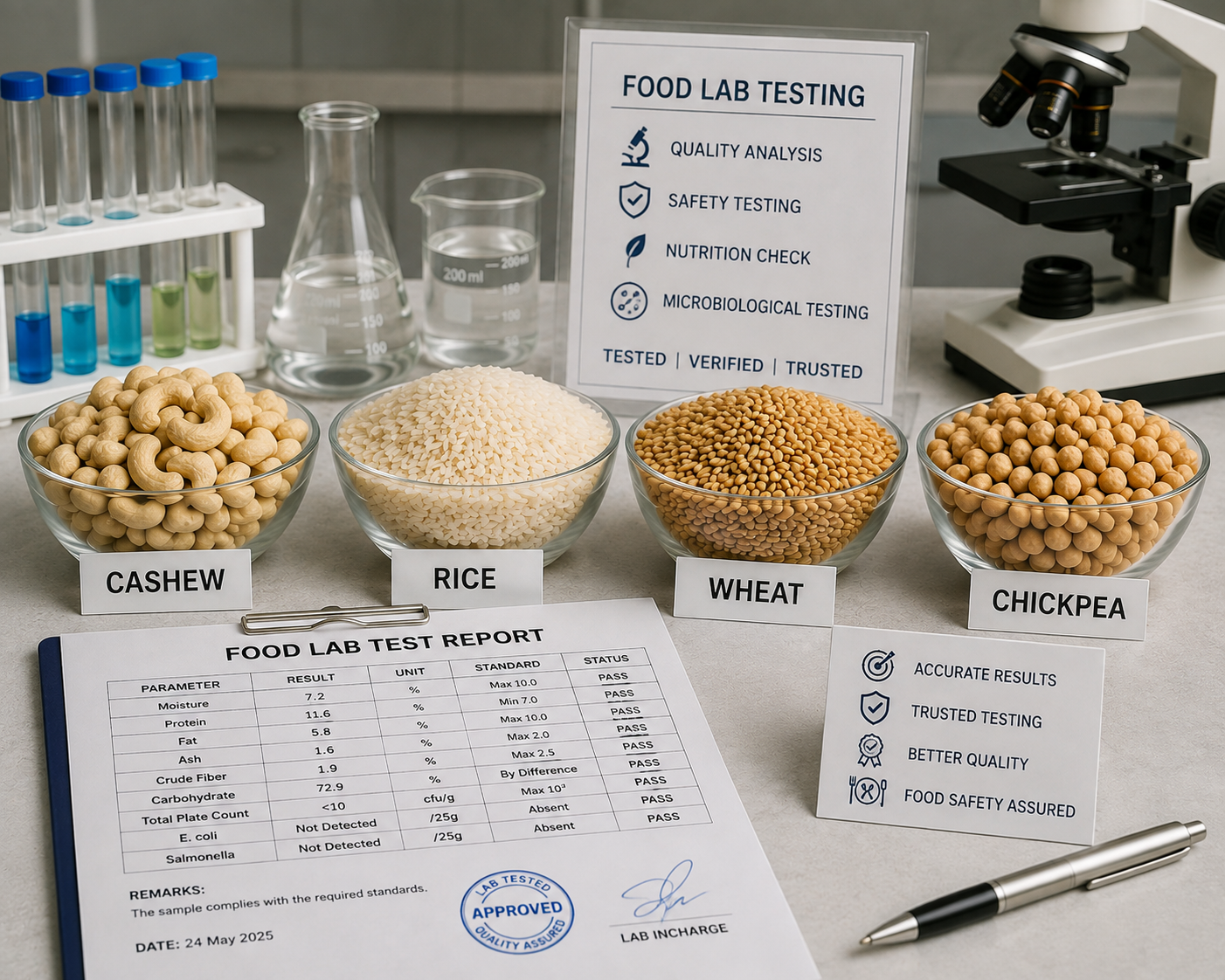 Food & Lab Testing